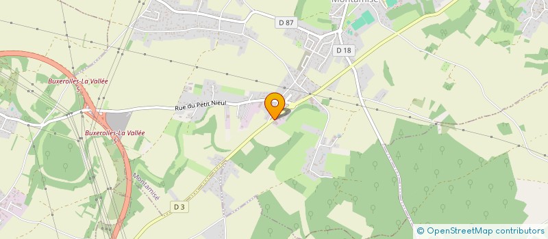 localisation de l'entreprise CHAUDRONNERIE COLINET à MONTAMISE