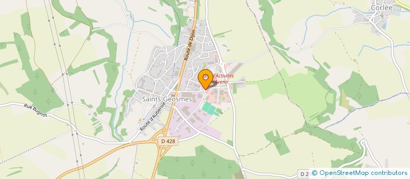 localisation de l'entreprise CHAUDRONNERIE DE L'EST à SAINTS-GEOSMES
