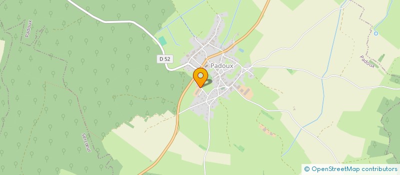 localisation de l'entreprise CHAUDRONNERIE DE LA PLAINE SA à PADOUX