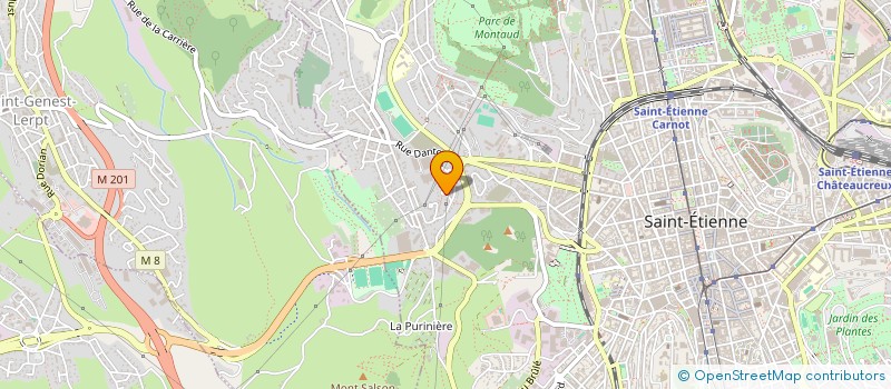 localisation de l'entreprise CHAUDRONNERIE DE TERRENOIRE à SAINT-ETIENNE
