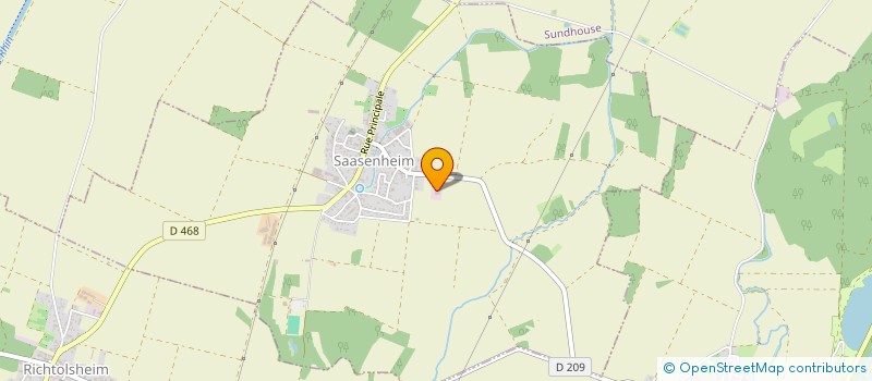 localisation de l'entreprise CHAUDRONNERIE DU RIED à SAASENHEIM