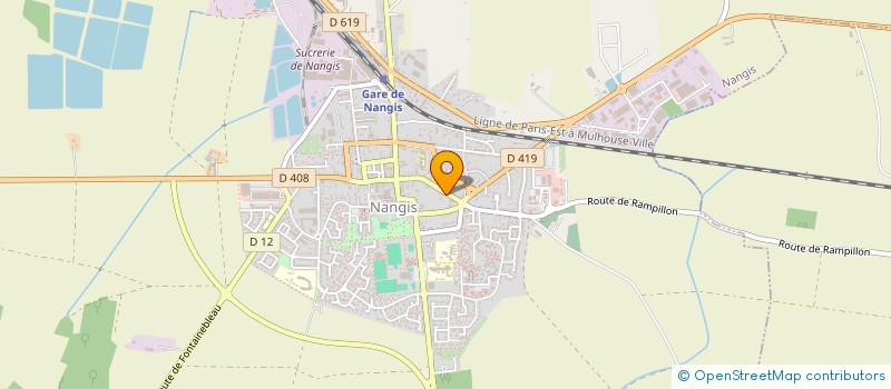 localisation de l'entreprise CHAUDRONNERIE ELECTRICITE INDUSTRIEL  NANGIS