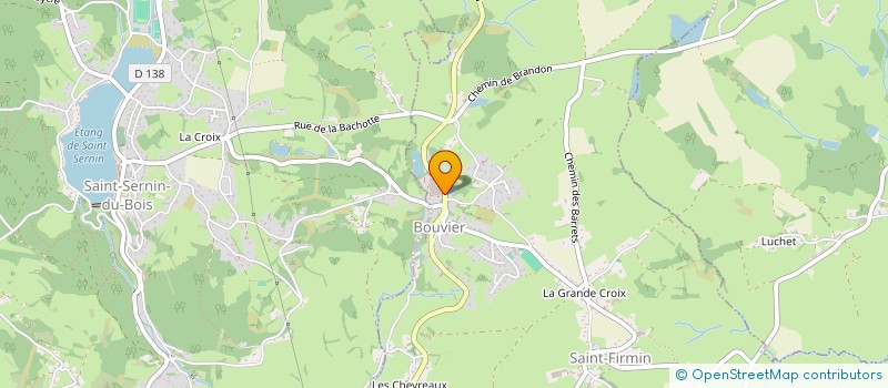localisation de l'entreprise CHAUDRONNERIE ET INGENIERIE DE BOUVIER à SAINT-FIRMIN