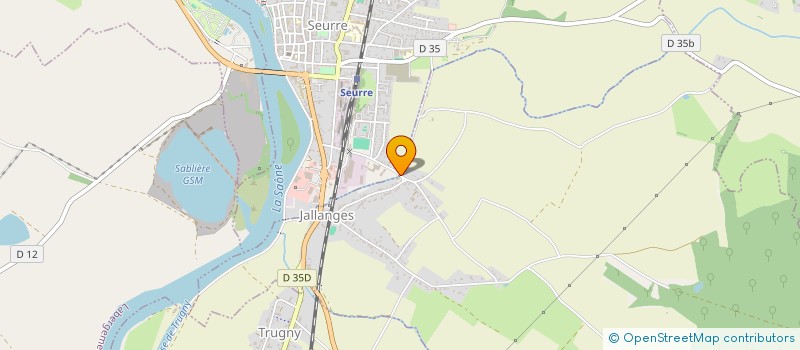 localisation de l'entreprise CHAUDRONNERIE ET TOLERIE INDUSTRIELLE à SEURRE