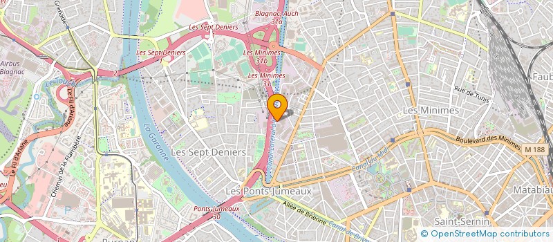 localisation de l'entreprise CHAUDRONNERIE FLUVIALE STEINEMANN à TOULOUSE