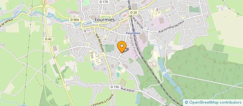 localisation de l'entreprise CHAUDRONNERIE FOURMISIENNE  FOURMIES