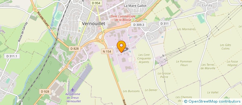localisation de l'entreprise CHAUDRONNERIE GERMAIN à VERNOUILLET