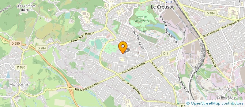 localisation de l'entreprise CHAUDRONNERIE INDUSTR VALLEE DU MESVRIN  SAINT-SERNIN-DU-BOIS