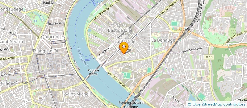 localisation de l'entreprise CHAUDRONNERIE INSERTION EMPLOI SYSTEME à BORDEAUX