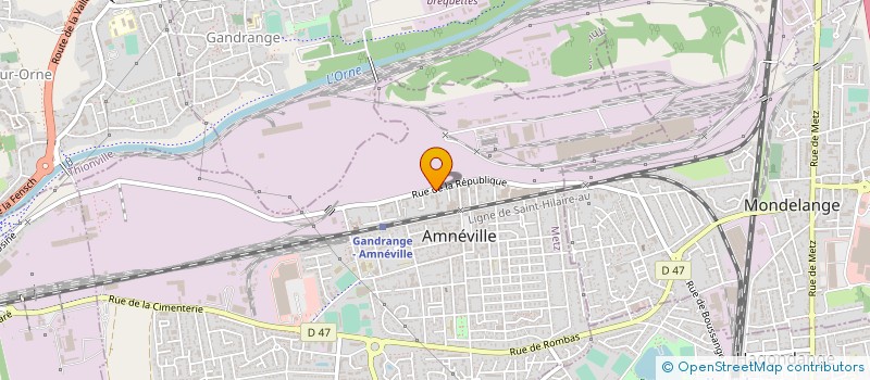 localisation de l'entreprise CHAUDRONNERIE MONTAGE ET ENTRETIEN à AMNEVILLE