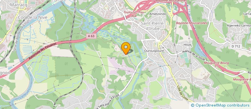 localisation de l'entreprise CHAUDRONNERIE PYRENEENNE  VILLEFRANQUE