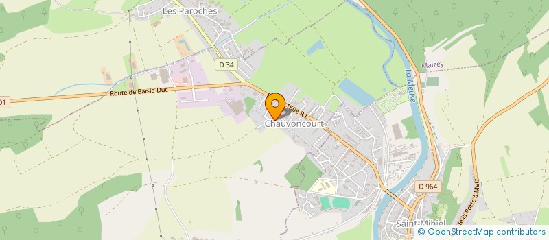 localisation de l'entreprise CHAUDRONNERIE RENNESSON à CHAUVONCOURT