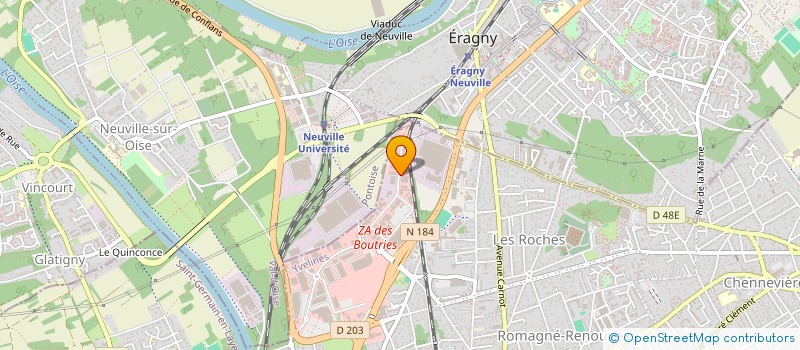 localisation de l'entreprise CHAUDRONNERIE SERRURERIE INDUSTRIELLE  JOUY-LE-MOUTIER