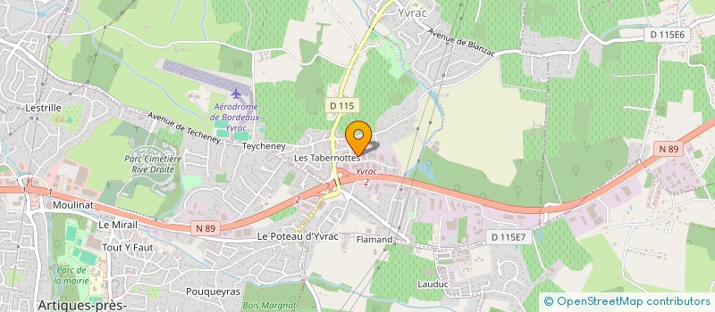 localisation de l'entreprise CHAUDRONNERIE SERVICE  YVRAC