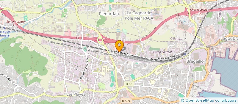 localisation de l'entreprise CHAUDRONNERIE SEYNOISE MARTINEZ  LA SEYNE SUR MER