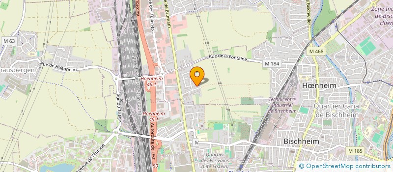 localisation de l'entreprise CHAUDRONNERIE SOUDAGE GRAND EST  HNHEIM