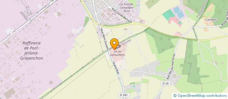 localisation de l'entreprise CHAUDRONNERIE SOUDURE TUYAUTERIE à PETIVILLE