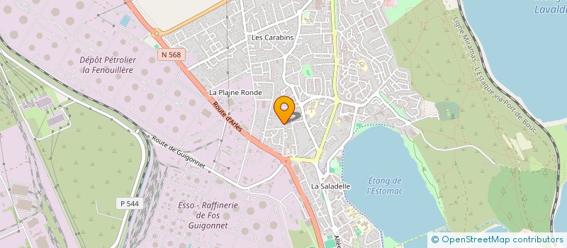 localisation de l'entreprise CHAUDRONNERIE TECHNIC ET MECANIQUE INDUSTRIELLE PORTUAIRE à FOS-SUR-MER