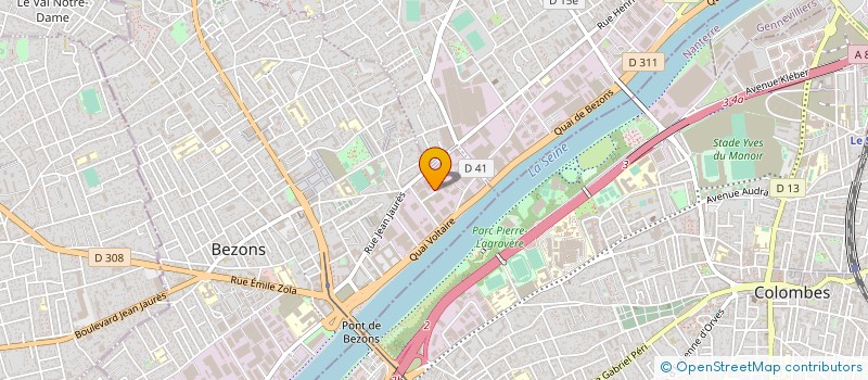 localisation de l'entreprise CHAUDRONNERIE TOLERIE GAULTIER & MARY  BEZONS