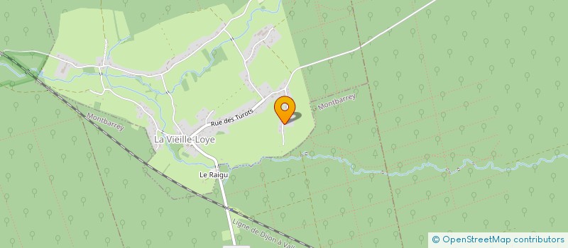 localisation de l'entreprise CHAUDRONNERIE TUYAUTERIE RL  LA VIEILLE-LOYE