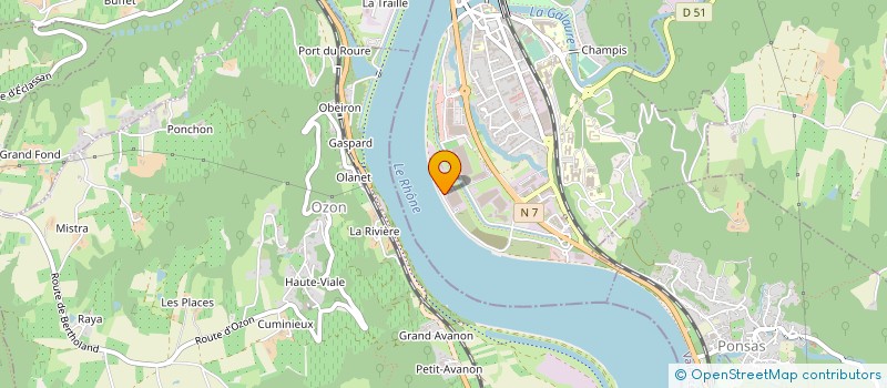 localisation de l'entreprise CHAUDRONNERIE TUYAUTERIE ROUVEURE  SAINT-ETIENNE