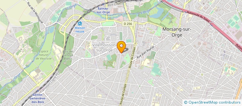 localisation de l'entreprise CHAUDRY à VILLEMOISSON-SUR-ORGE