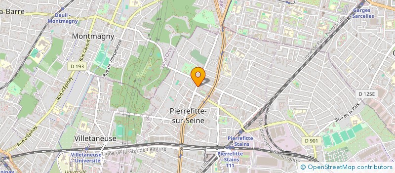 localisation de l'entreprise CHAUDRY COIFFURE à SAINT-DENIS
