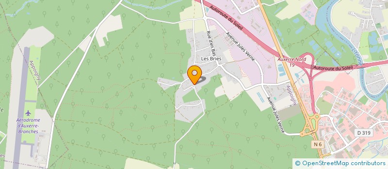 localisation de l'entreprise CHAUF'CLIMAT SERVICES 89 à APPOIGNY