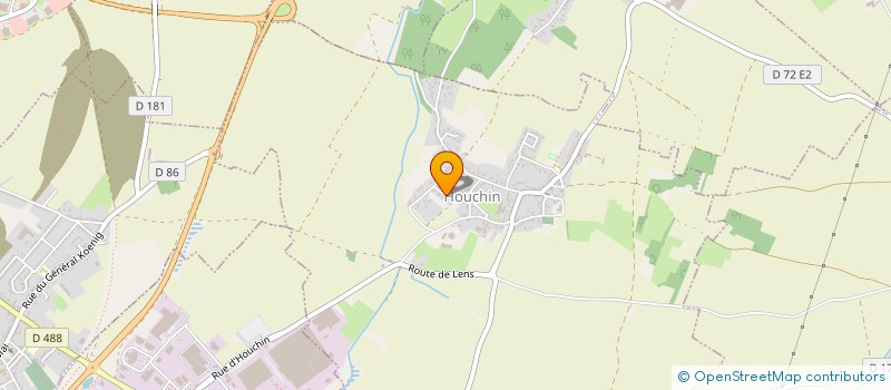 localisation de l'entreprise CHAUF'EXPERT à HOUCHIN