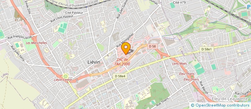 localisation de l'entreprise CHAUFF'ARTOIS à LIEVIN