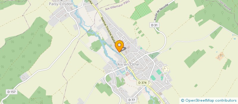 localisation de l'entreprise CHAUFF'AUBE à AIX-VILLEMAUR-PALIS