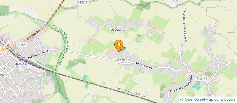 localisation de l'entreprise CHAUFF'CLIM 2000  LANDAS