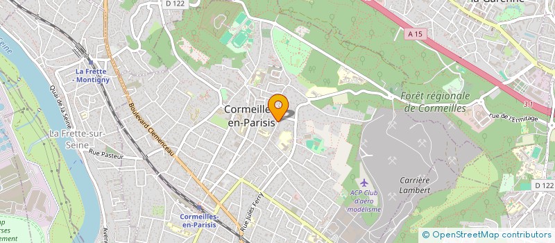 localisation de l'entreprise CHAUFF'DISTRIBUTION à CORMEILLES-EN-PARISIS