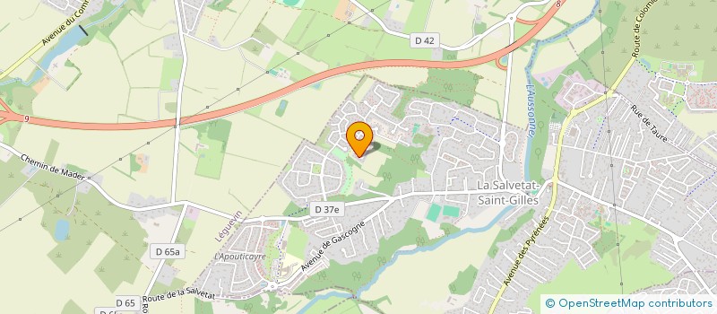 localisation de l'entreprise CHAUFF'EAU GAZ 31  LA SALVETAT-SAINT-GILLES