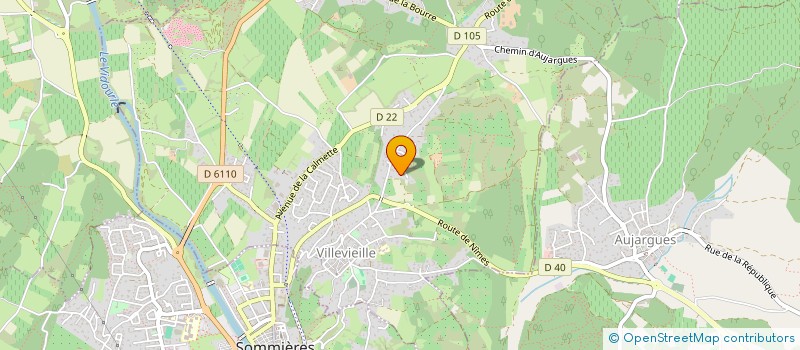 localisation de l'entreprise CHAUFF'EAU GAZ  VILLEVIEILLE