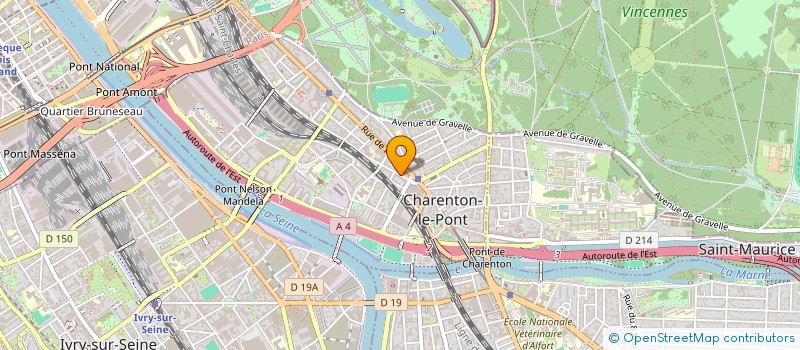 localisation de l'entreprise CHAUFF-EAU SERVICE à CHARENTON-LE-PONT