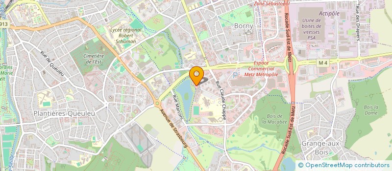 localisation de l'entreprise CHAUFF-ECO  METZ