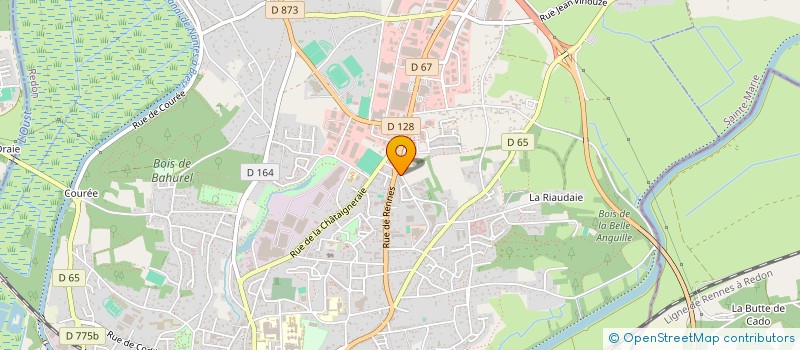 localisation de l'entreprise CHAUFF'ECO2  REDON