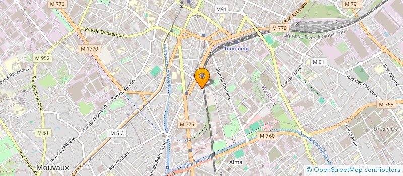 localisation de l'entreprise CHAUFF ELEC 59  TOURCOING