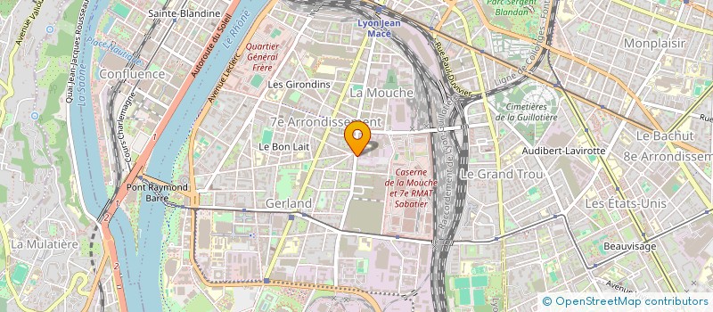 localisation de l'entreprise CHAUFF-ELECT à LYON
