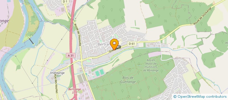 localisation de l'entreprise CHAUFF ET RENOV à BERTRANGE
