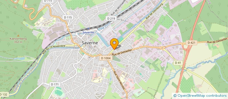localisation de l'entreprise CHAUFF H SASU à SAVERNE