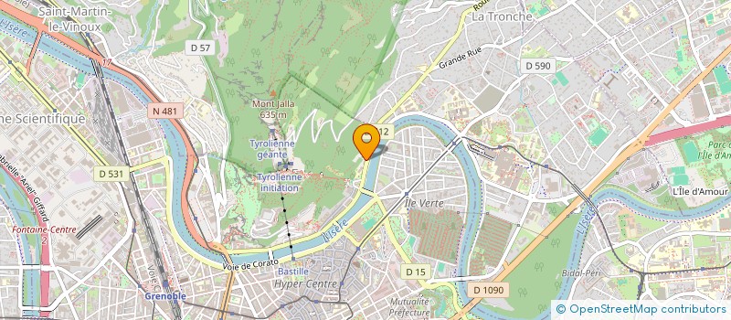 localisation de l'entreprise CHAUFF'HEURE à GRENOBLE