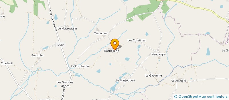 localisation de l'entreprise CHAUFF-ISO-ECO à SAULGOND