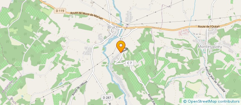 localisation de l'entreprise CHAUFF'O ECO  BRUCH