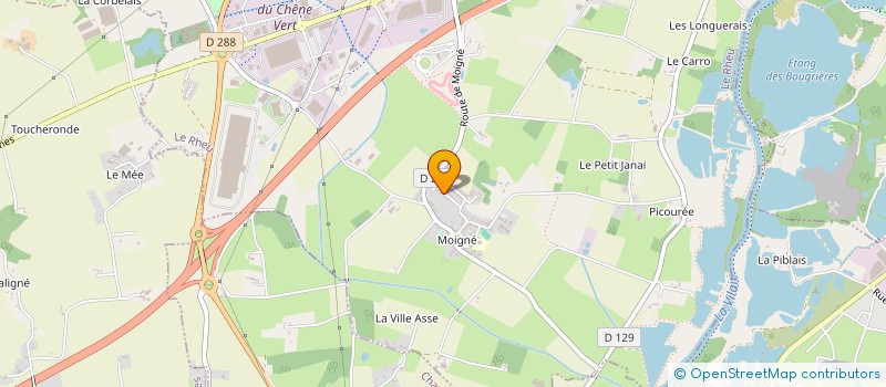 localisation de l'entreprise CHAUFF'OUEST  LE RHEU