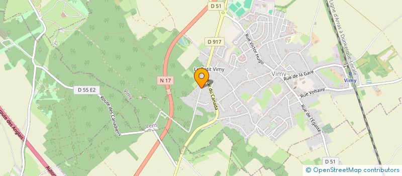 localisation de l'entreprise CHAUFF'R à VIMY