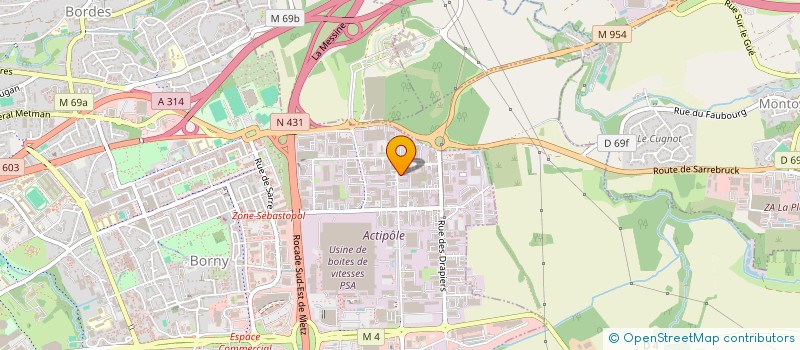 localisation de l'entreprise CHAUFFA'CLIM SERVICES  METZ