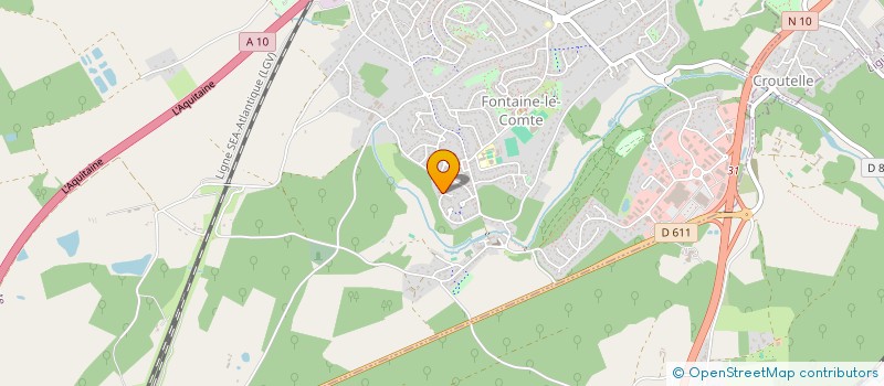 localisation de l'entreprise CHAUFFAGE 2000 à FONTAINE-LE-COMTE