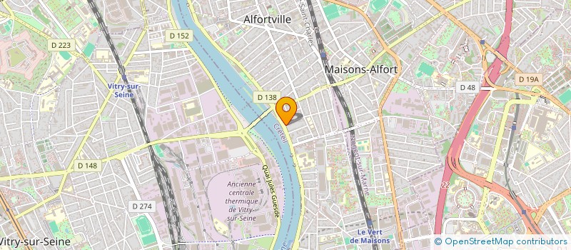 localisation de l'entreprise CHAUFFAGE 3D à ALFORTVILLE